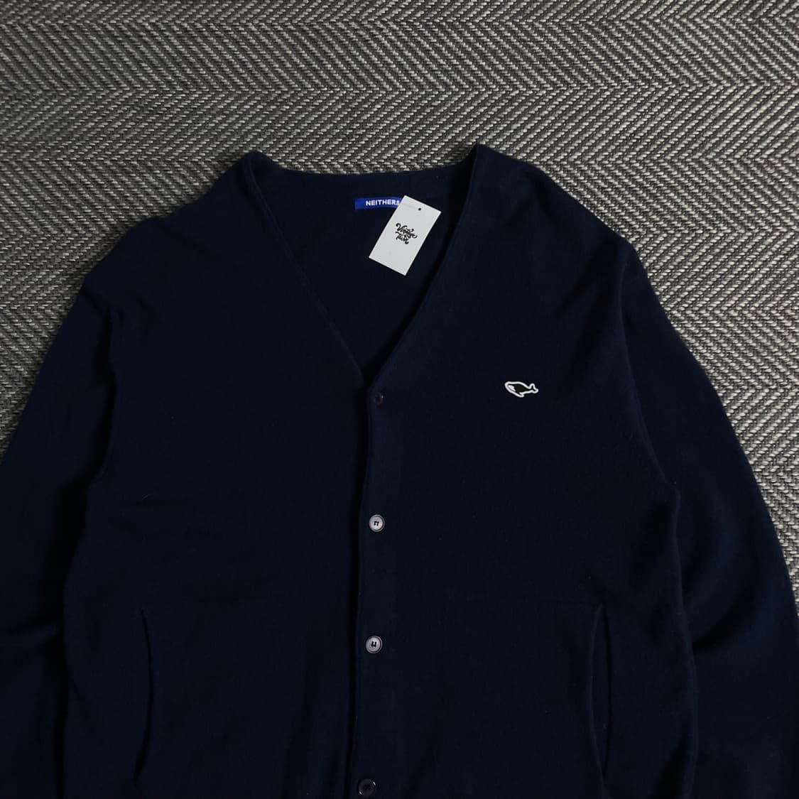 네이더스 미니멀 네이비 가디건o 3253 상품이미지4