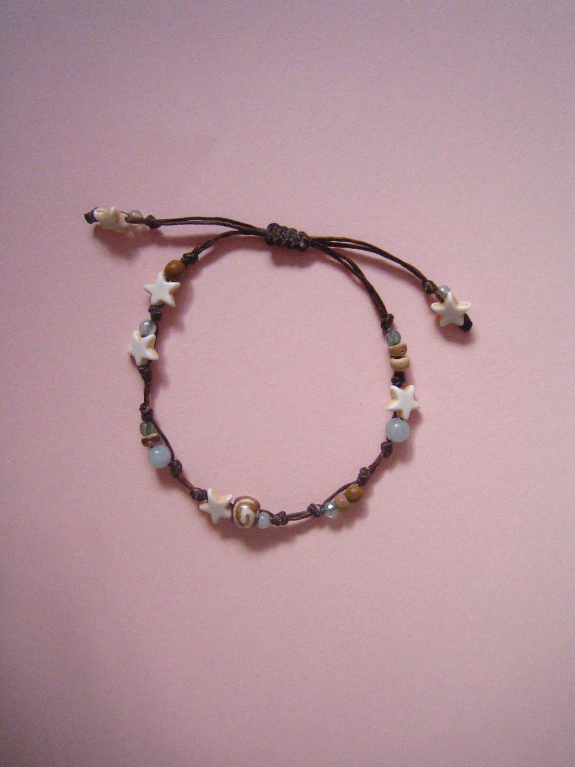 short wood star bracelet 쇼트 우드 스타 팔찌 상품이미지4