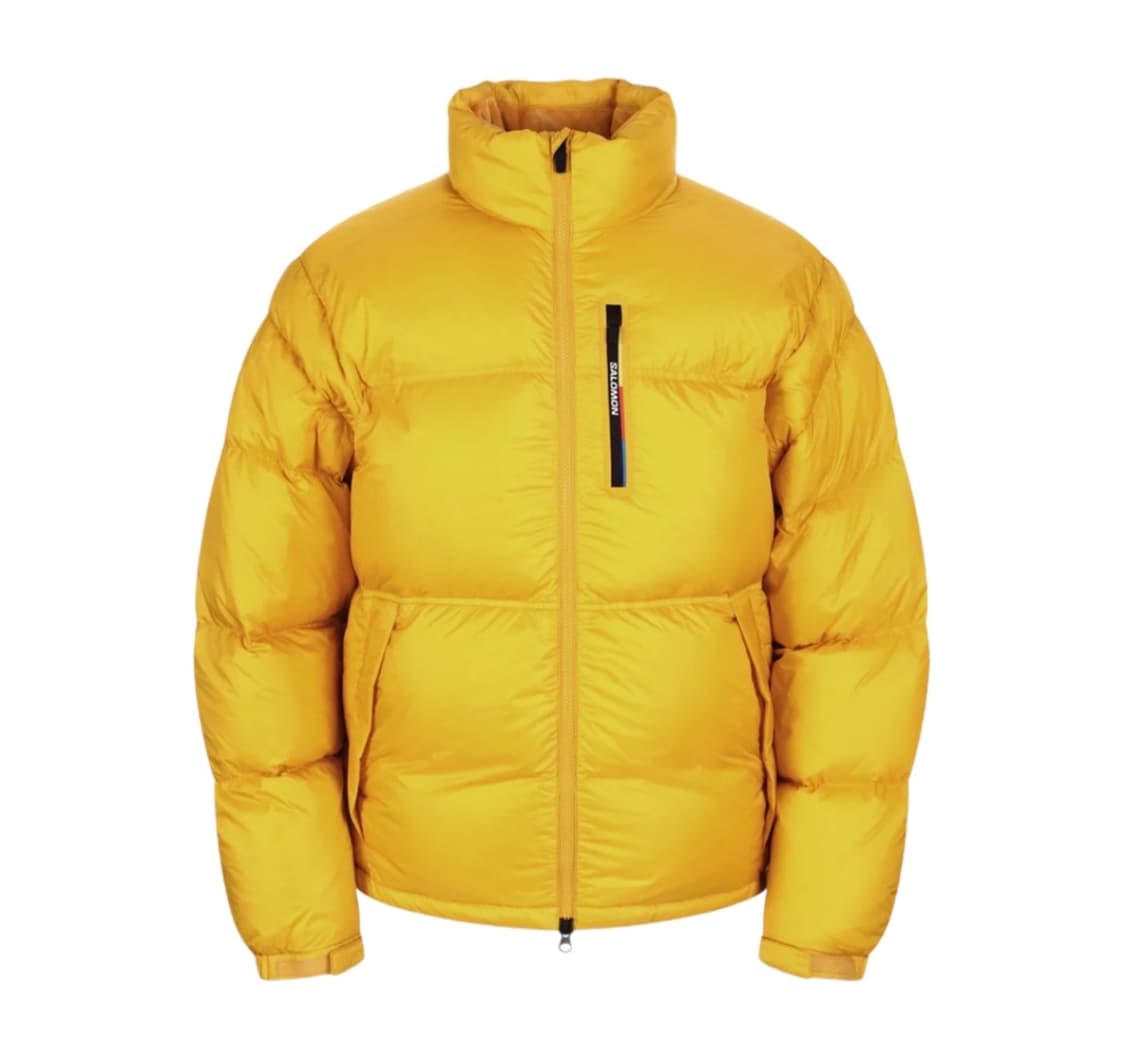 살로몬 컨투어 자켓 패딩 옐로 xl 상품이미지1