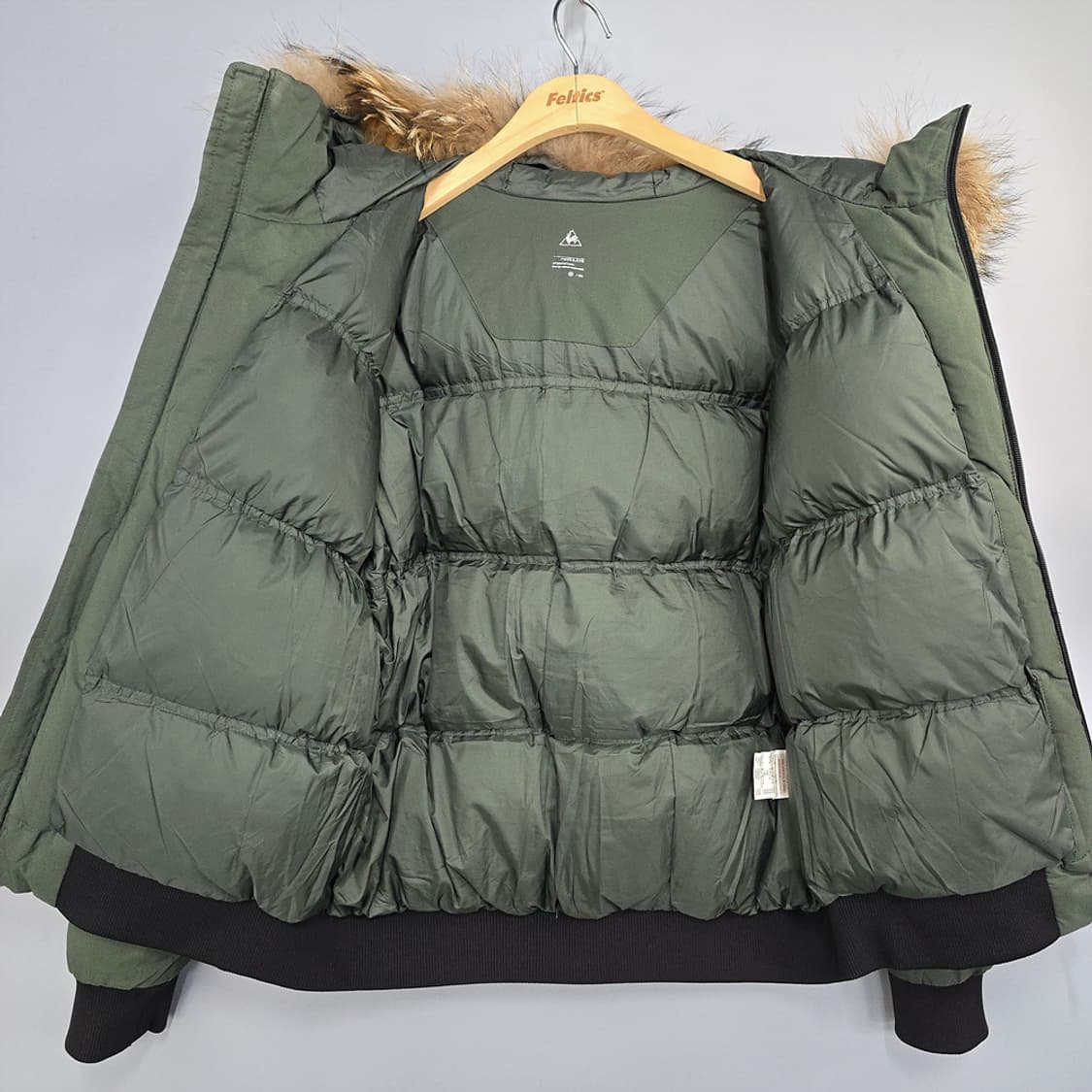 르꼬끄 (le coq) 라쿤퍼 덕다운 점퍼 90 상품이미지7