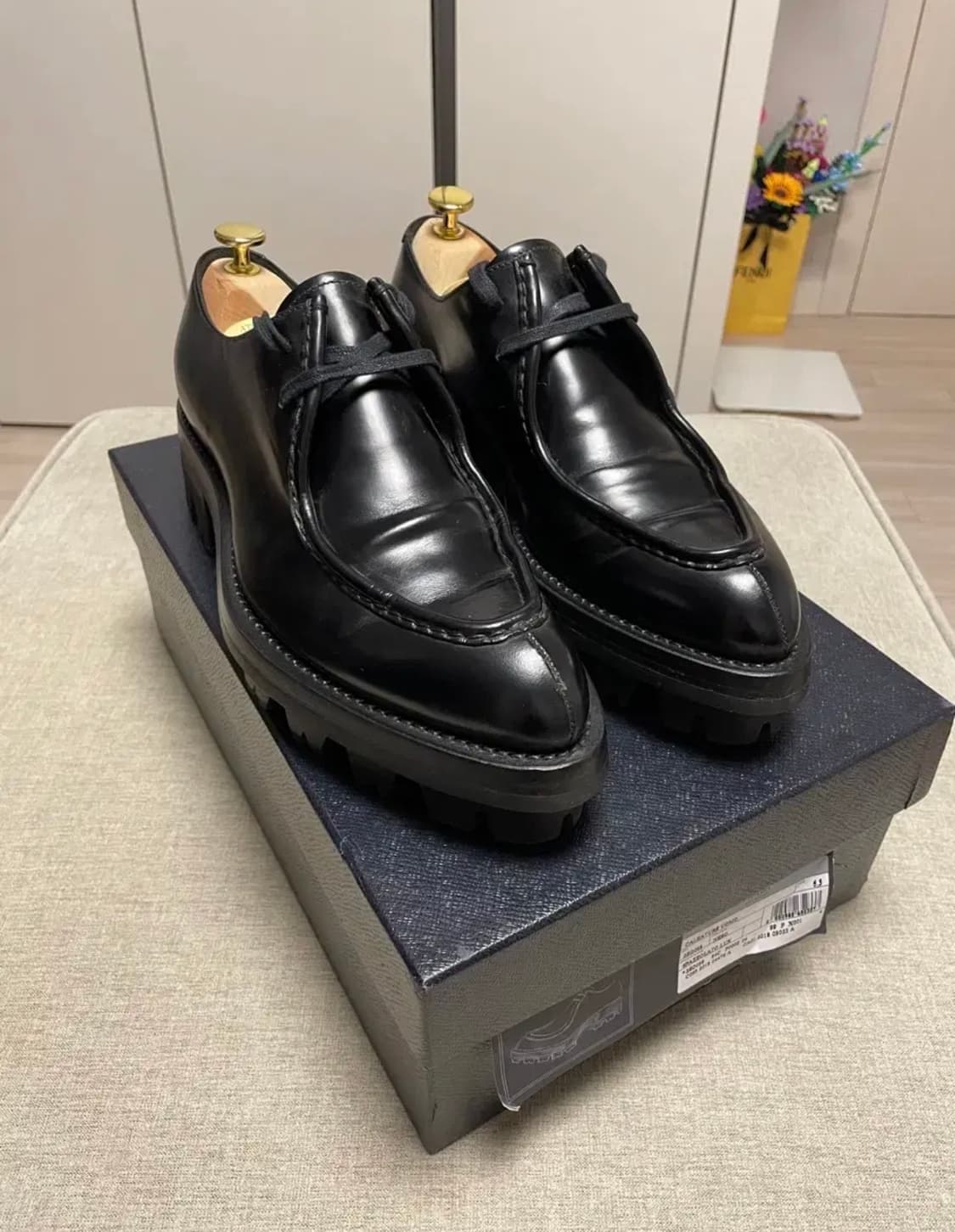 프라다 테라코타 구두 블랙 6.5사이즈 상품이미지3