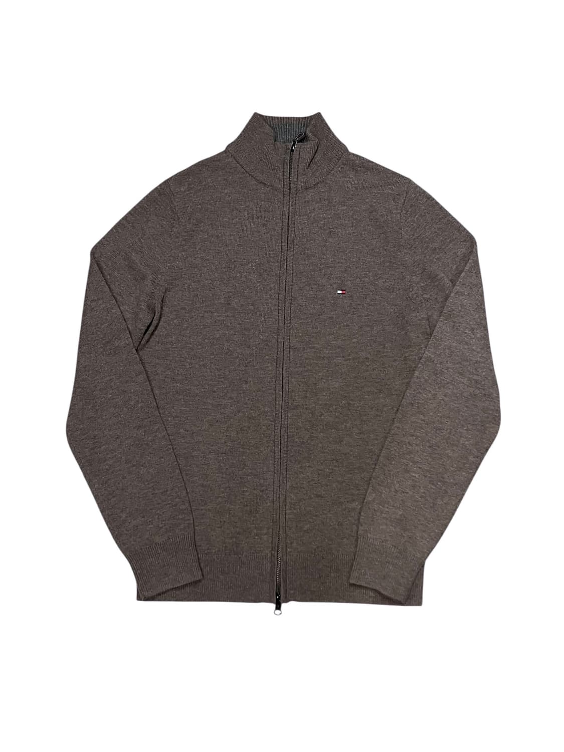 타미힐피거 투웨이 집업 가디건 브라운 XS #csz3539 상품이미지3