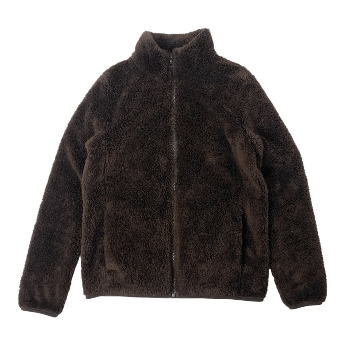 유니클로 여성 브라운 후리스 자켓 M 상품이미지1