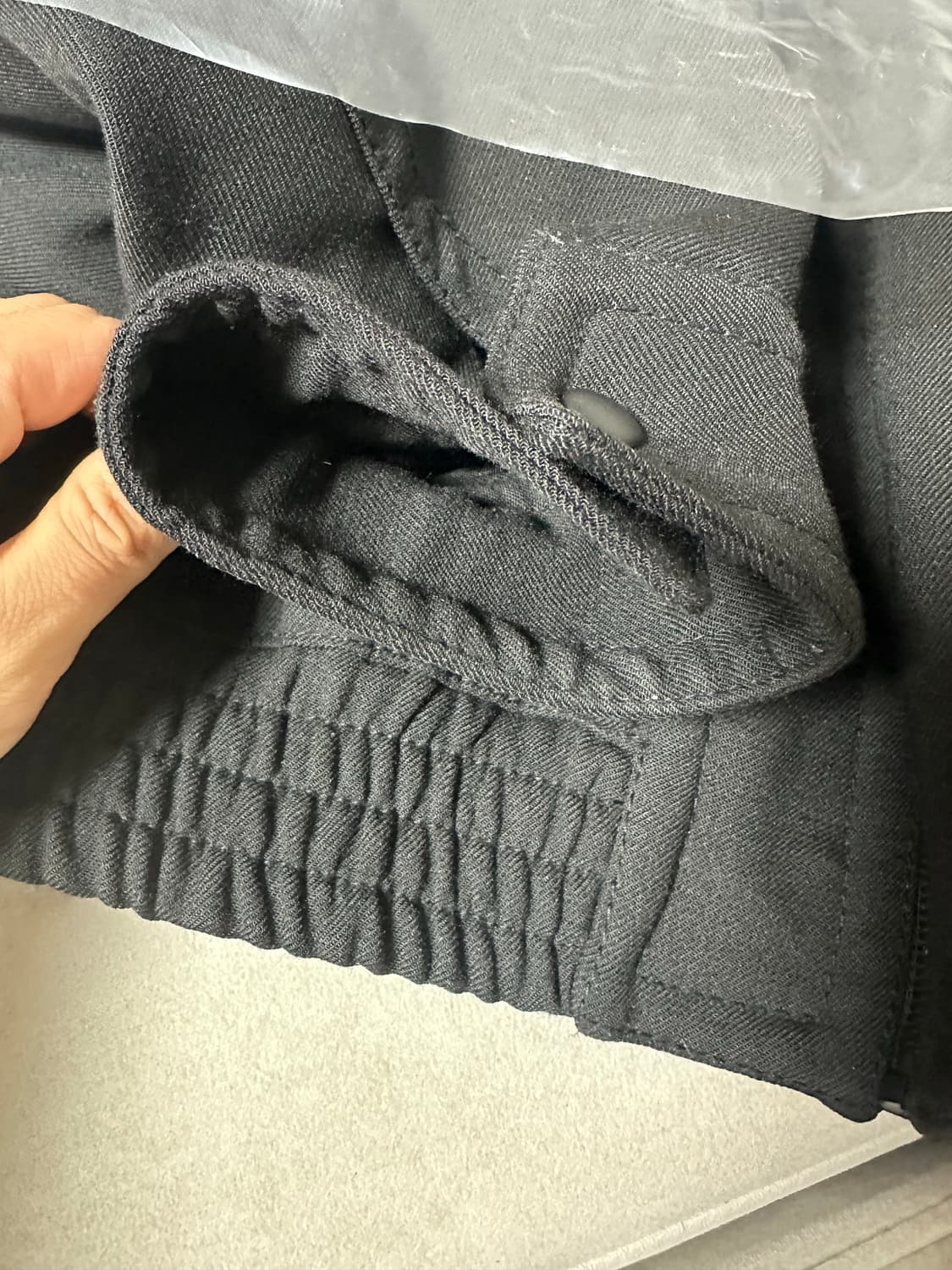 자라 x 아더에러 오버사이즈 칼라 봄버 자켓 블랙 S 상품이미지6