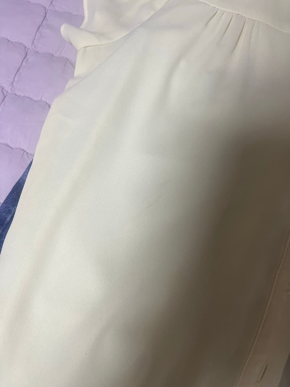 튤립 쉬폰 블라우스 + 청스커트 코디셋 상품이미지6