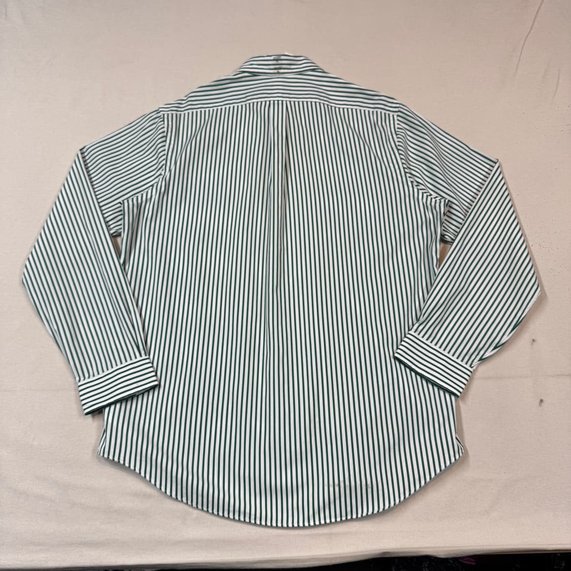 XL) 폴로 랄프로렌 그린 스트라이프 셔츠 신형 미사용품 상품이미지6
