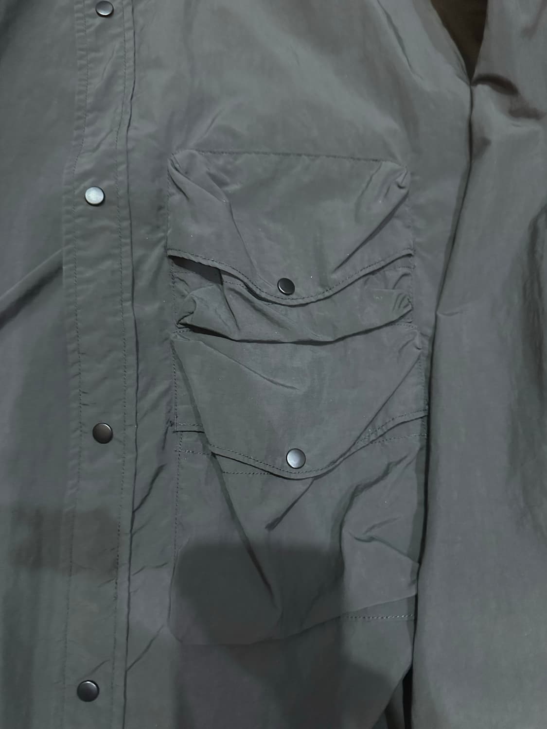 모이프 기어포켓 셔츠3사이즈 블랙 상품이미지3