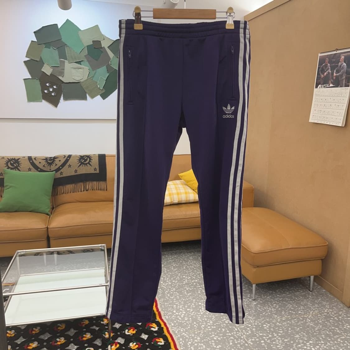 아디다스 Y2K 빈티지 파이어버드 퍼플 트랙팬츠 90 C08470 상품이미지3