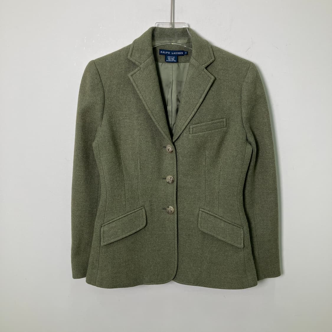 랄프로렌 카키 헤링본 울자켓  상품이미지1