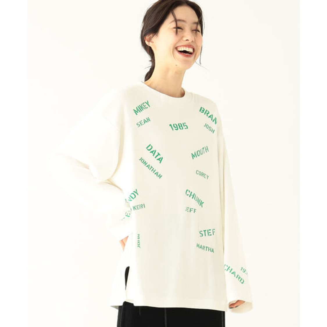 BEAMS BOY Message Print L/S T-shirt 상품이미지2