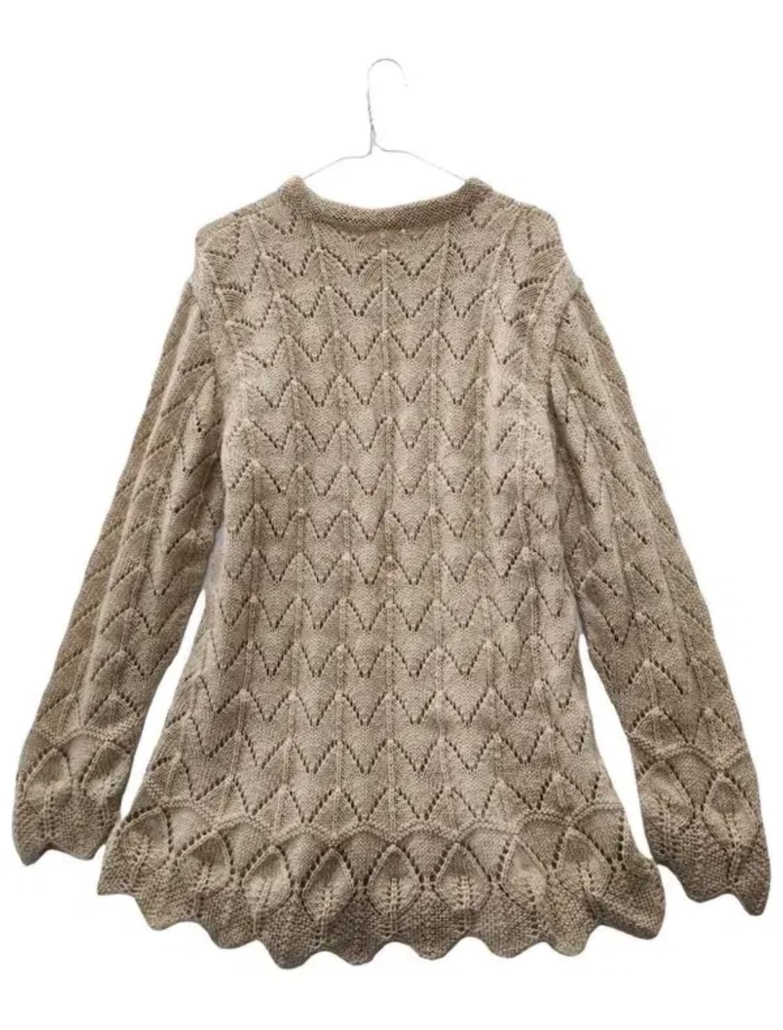 JPN 빈티지 모리걸 핑킹니트 L 상품이미지2