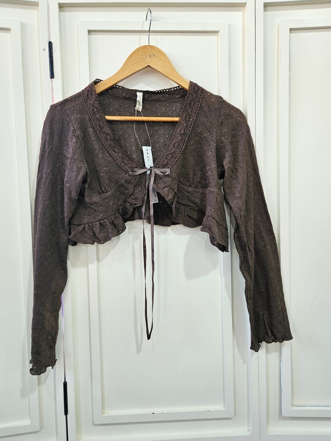  크롭 볼레로 가디건 상품이미지1