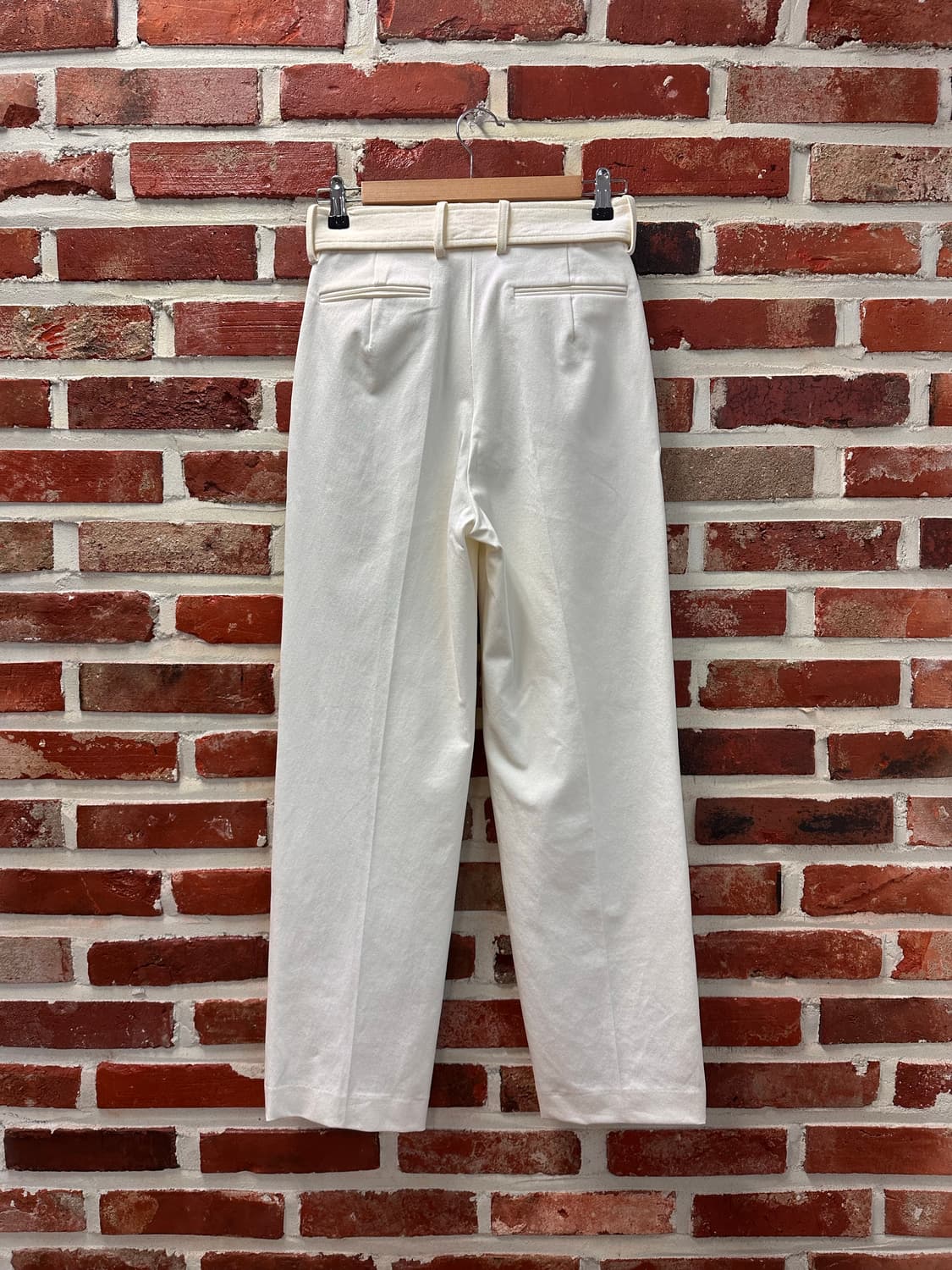 (XS)렉토 20ss 플리츠 트라우저 오프화이트 상품이미지6