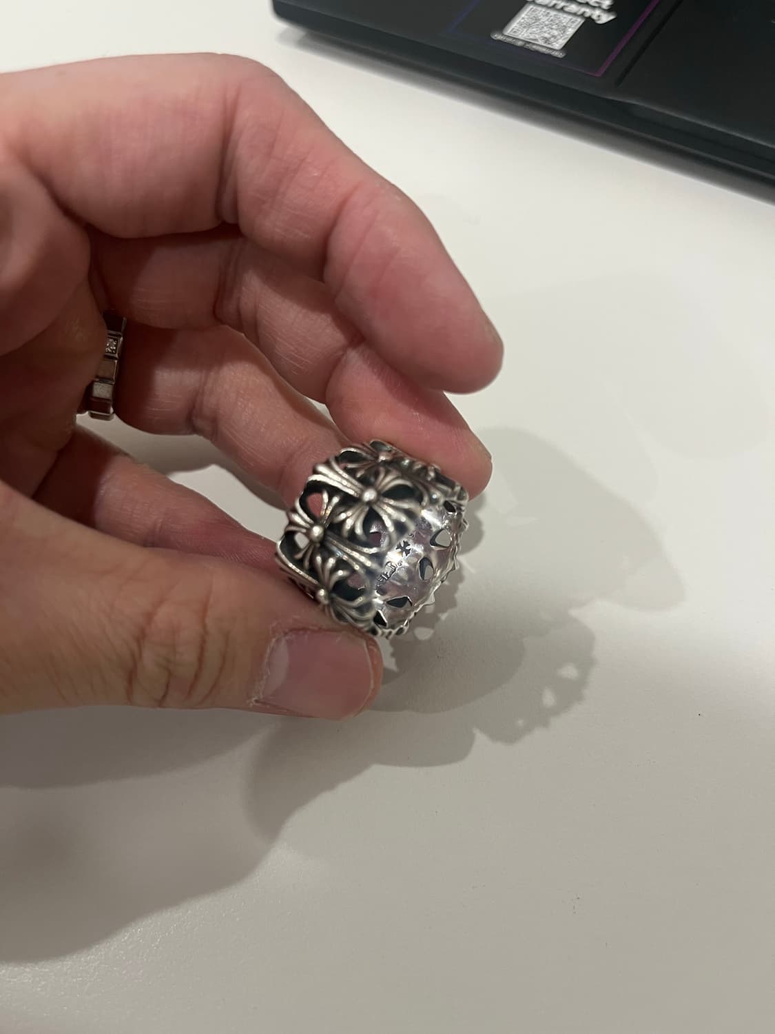 [US8.5]백화점 정품 크롬하츠 세메터리링 상품이미지5