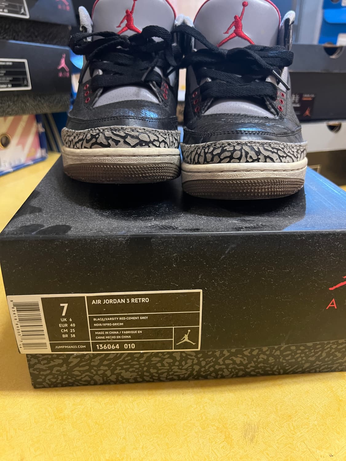 조던3 블랙시멘트 상품이미지2