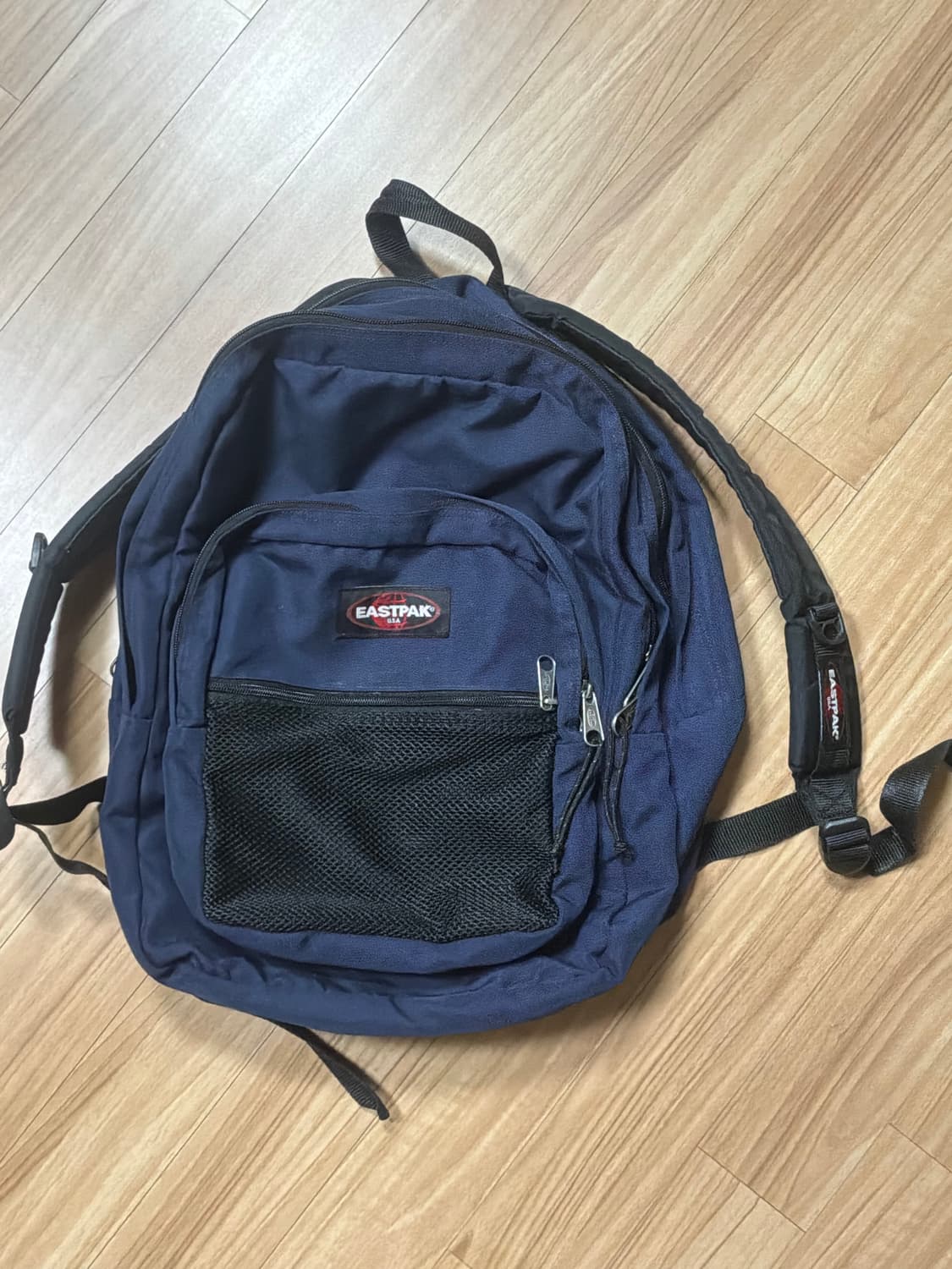 빈티지 이스트팩 usa 네이비 백팩 상품이미지1
