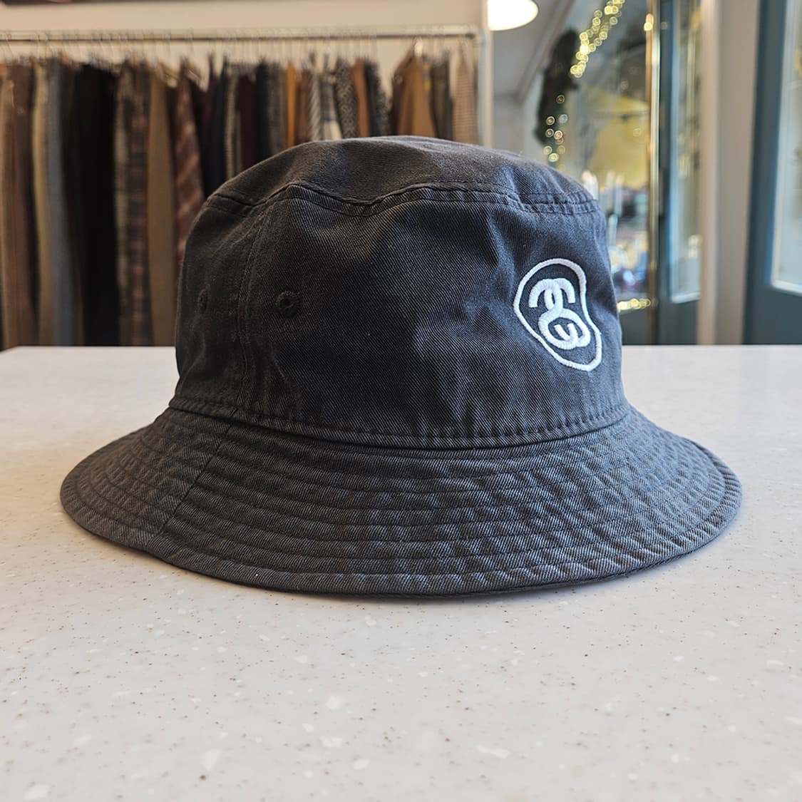 STUSSY / JP 코튼 차콜블랙 버킷햇 상품이미지2