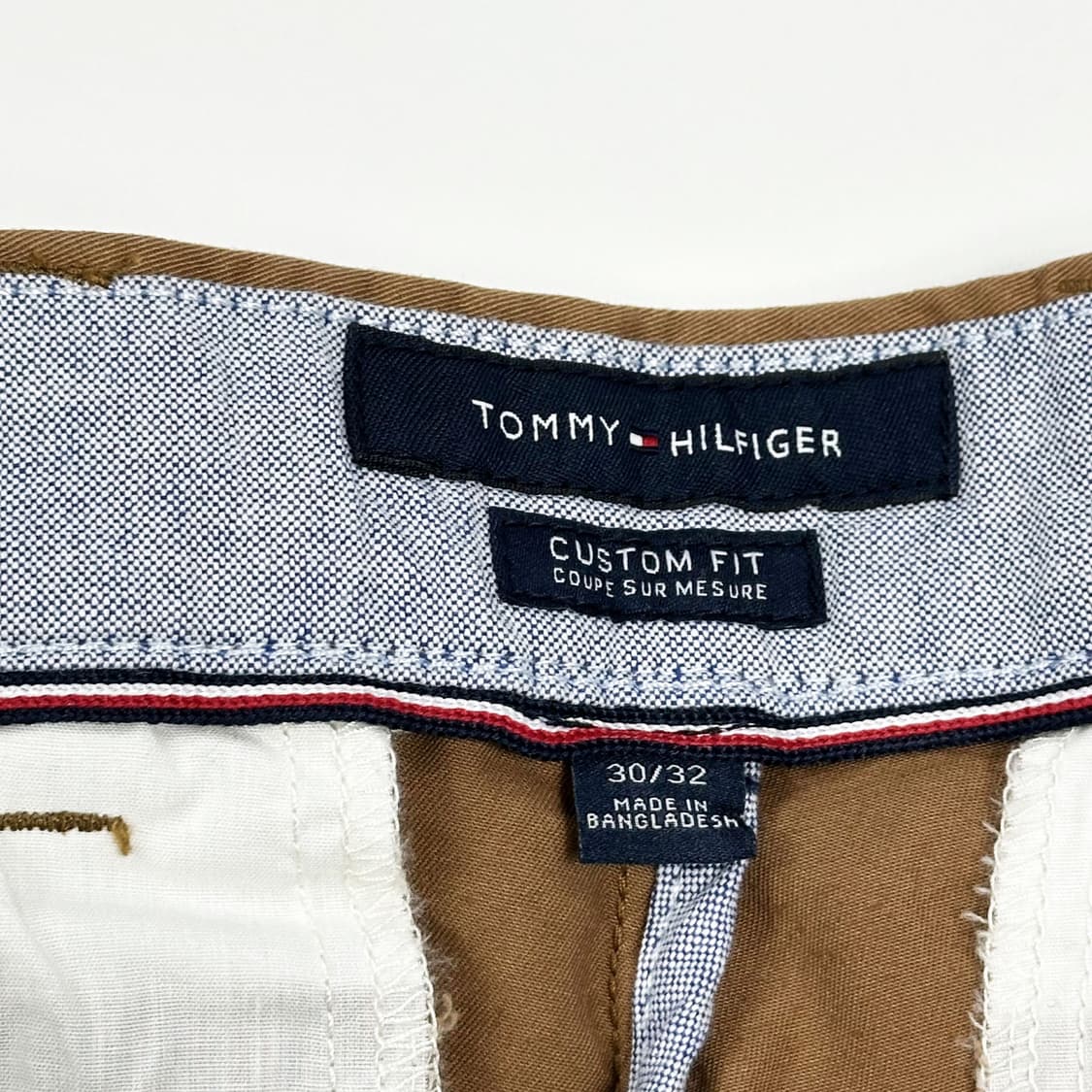 타미힐피거 플래그 커스텀핏 베이지 치노팬츠 (30인치) 상품이미지6