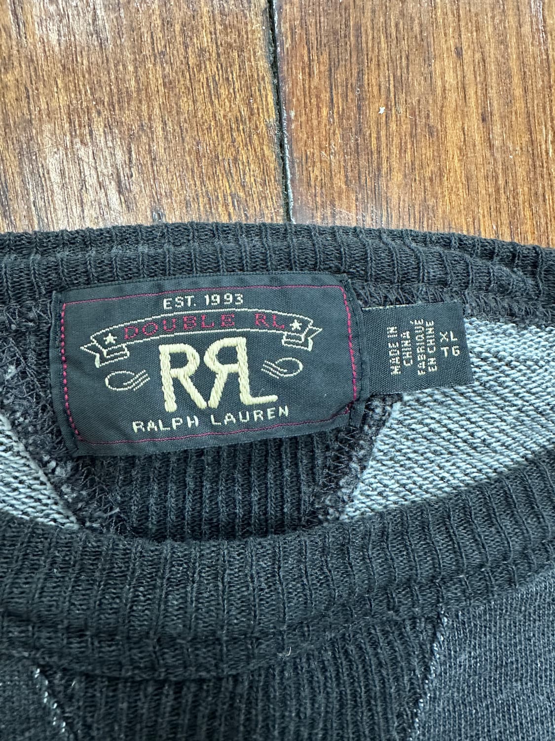 rrl 디스트레스 스웻셔츠 XL 상품이미지3