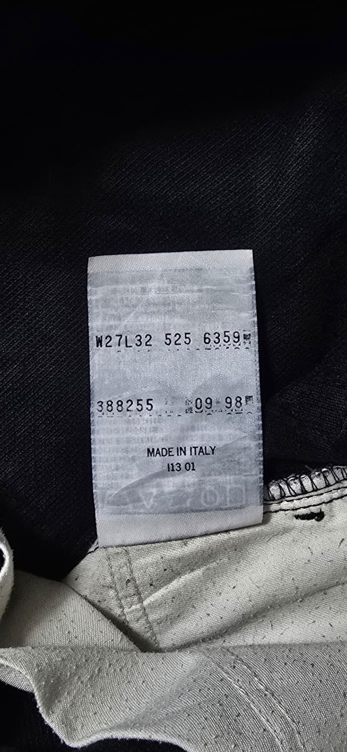 리바이스 525 블랙 코듀로이 팬츠 W27 상품이미지3