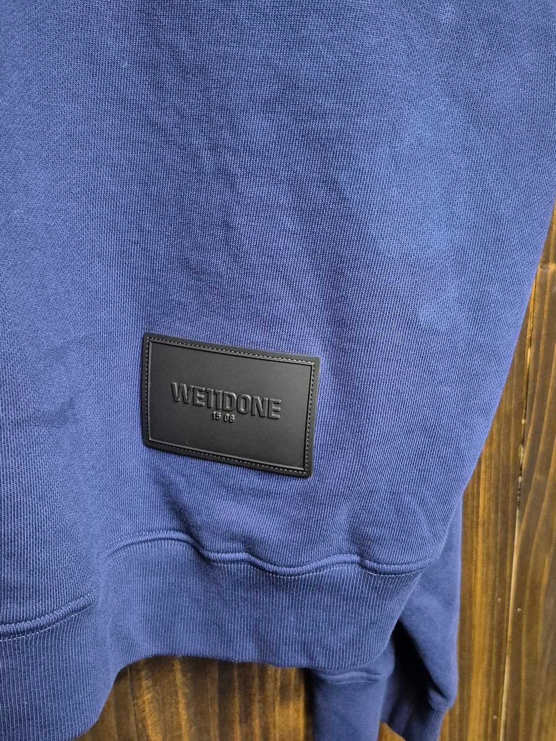 WE11DONE BLUE HOODIE  상품이미지4