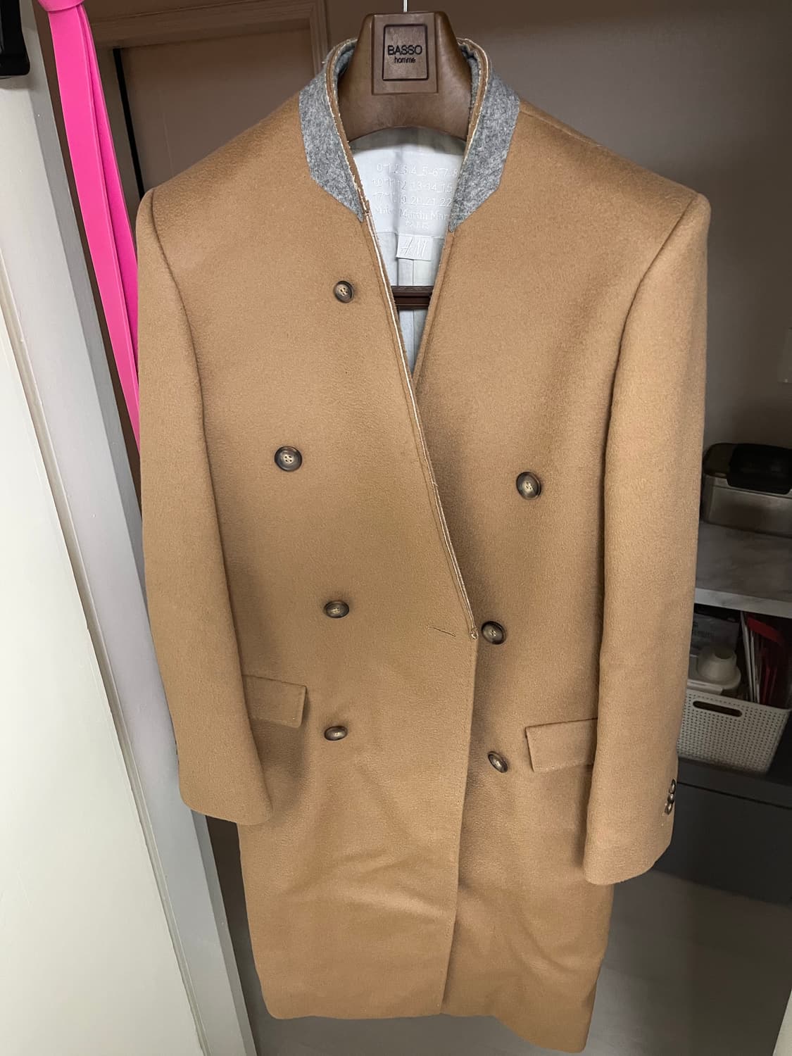 H&M x 마르지엘라 / 코트 / 카멜 / 사이즈 46 상품이미지7