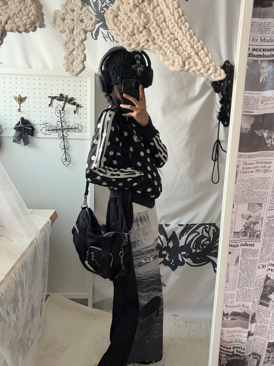 Kipling Black Cross Bag 상품이미지10