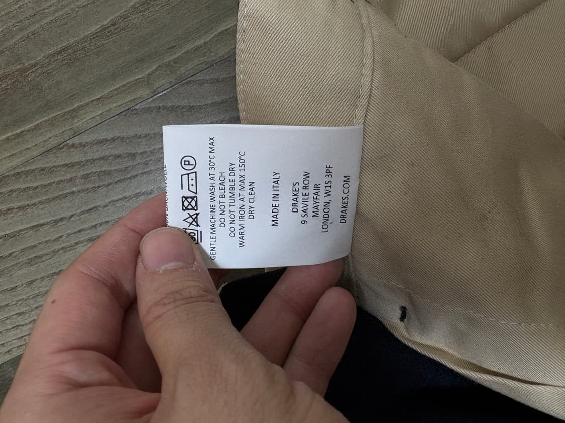 드레익스 울 플란넬 트라우저 딥네이비 상품이미지5