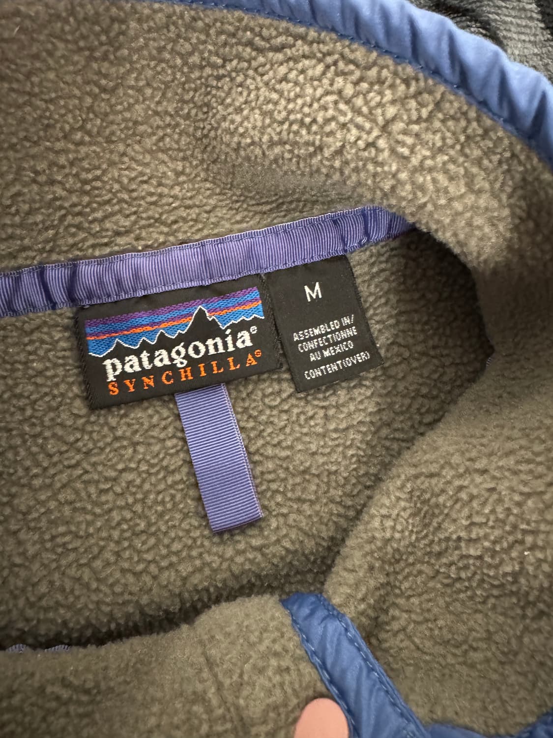 파타고니아 신칠라 스냅 티 풀 오버 다크 그레이 블루 메이드 인 멕시코 상품이미지4