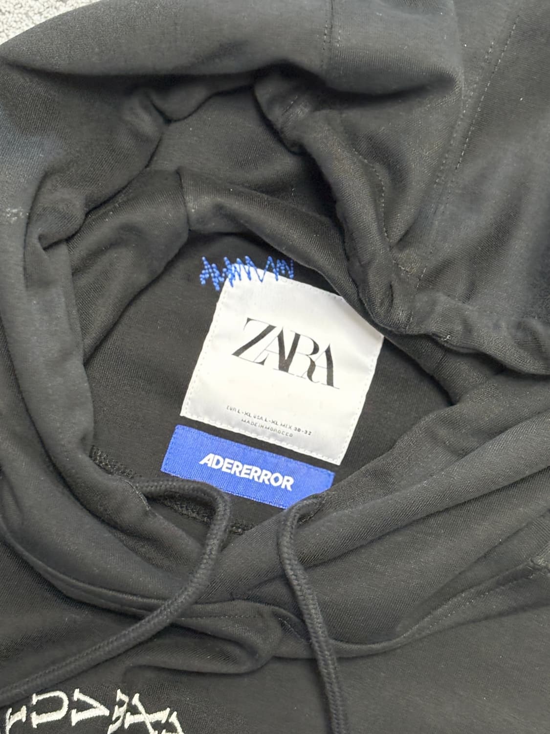 [XL] 아더에러 x 자라 Ader Error zara 후드 팝니다 상품이미지4