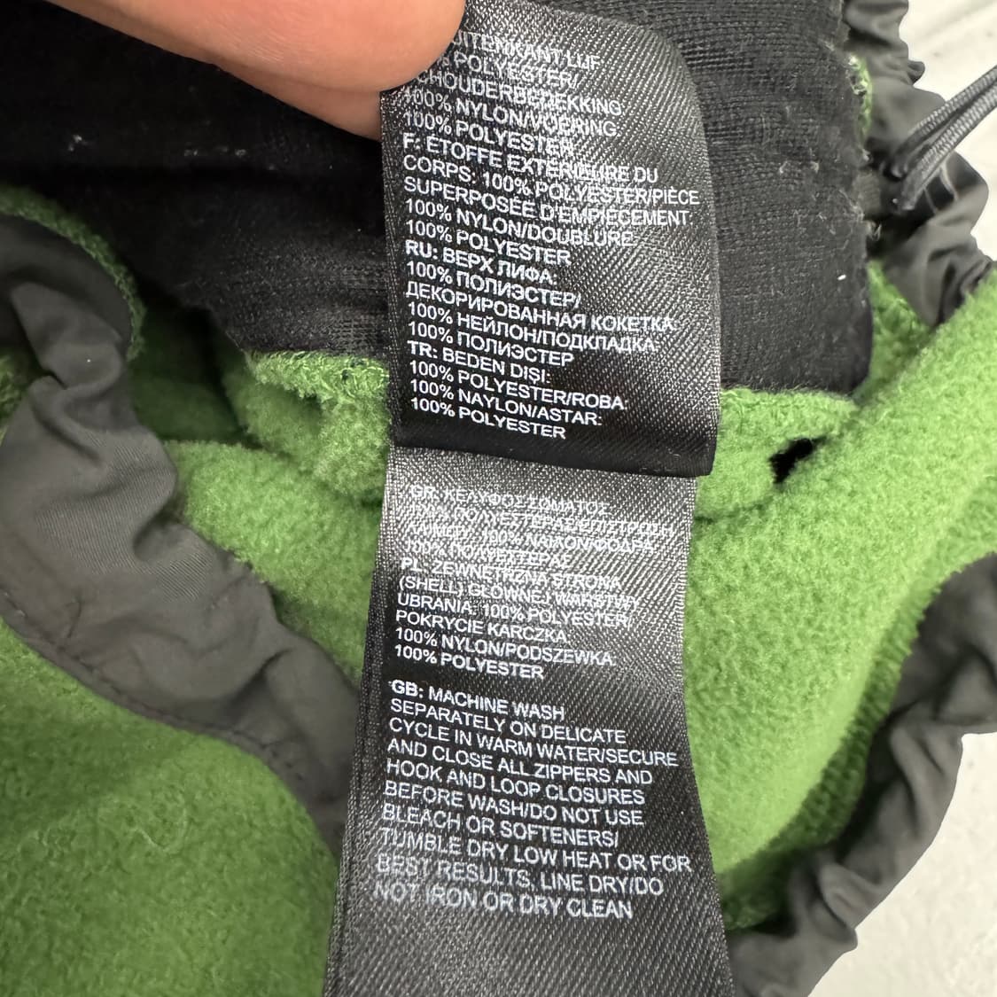 노스페이스 고프코어 플리스 자켓 그린 상품이미지7