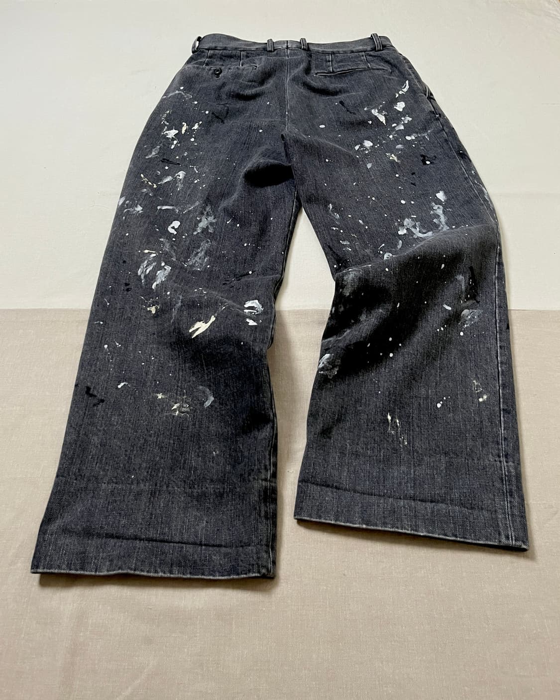 Interim 밀크페인트 블랙데님 슬랙스 상품이미지5