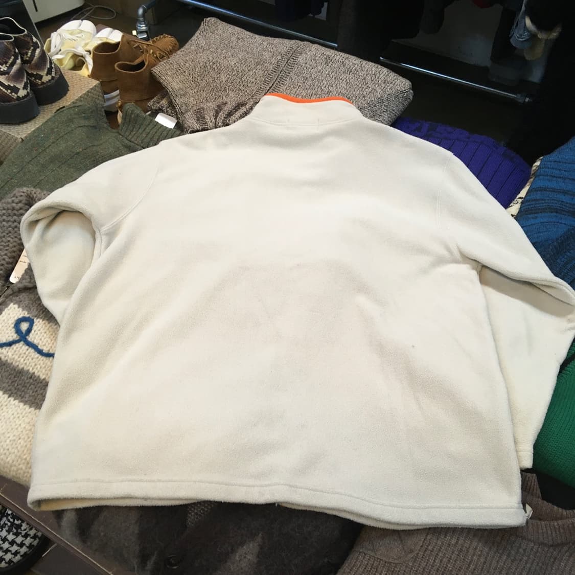 00'S 컨버스 재팬 라인 플리스 집업 자켓 XL 105 상품이미지7