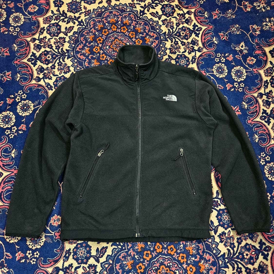 노스페이스 나일론 블럭 하이넥 플리스자켓 S size(95-100) 상품이미지1