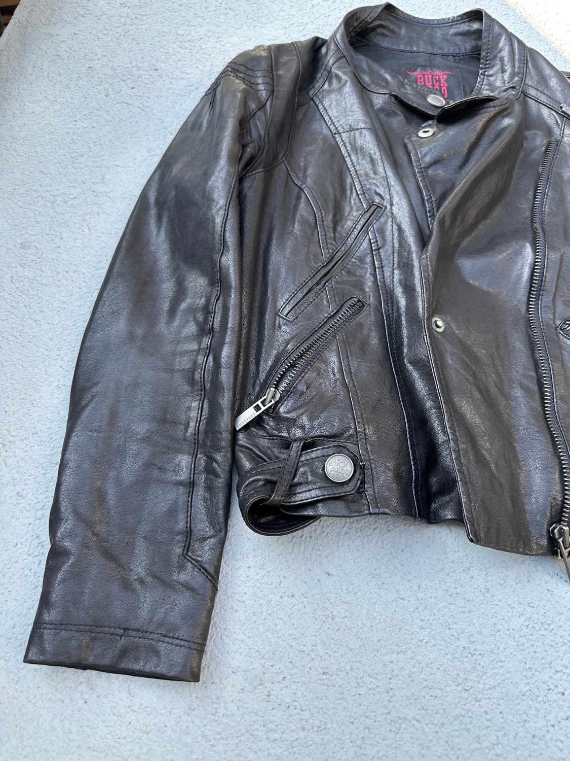 BUCKAROO lambskin leather jacket 상품이미지5