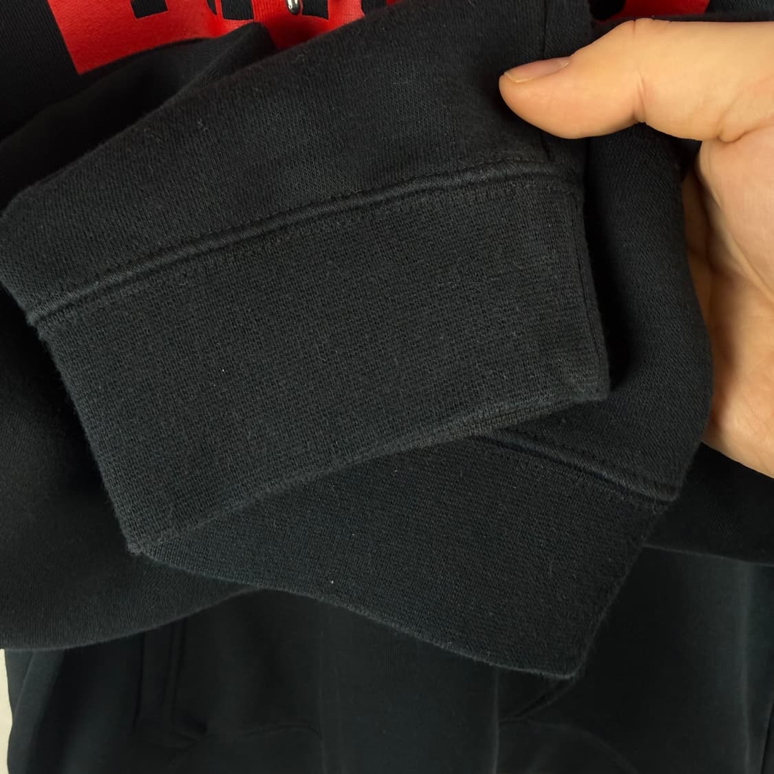 (무료배송)100) 나이키x기묘한 이야기 클럽 호킨스 후드 티 블랙 상품이미지4