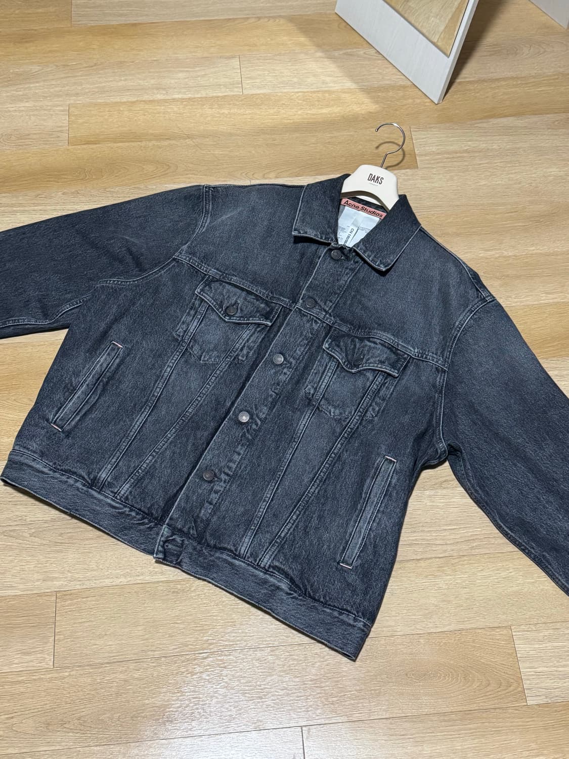 아크네 스튜디오 블랙 데님 자켓 EUR 48 상품이미지1