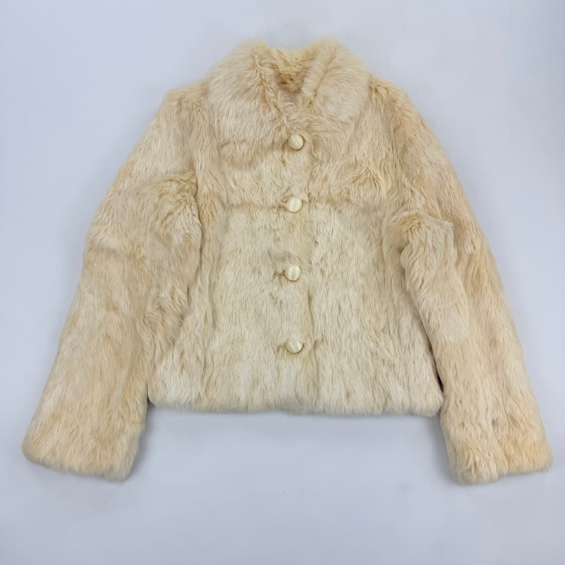 일본빈티지 토끼털 퍼 자켓 상품이미지1