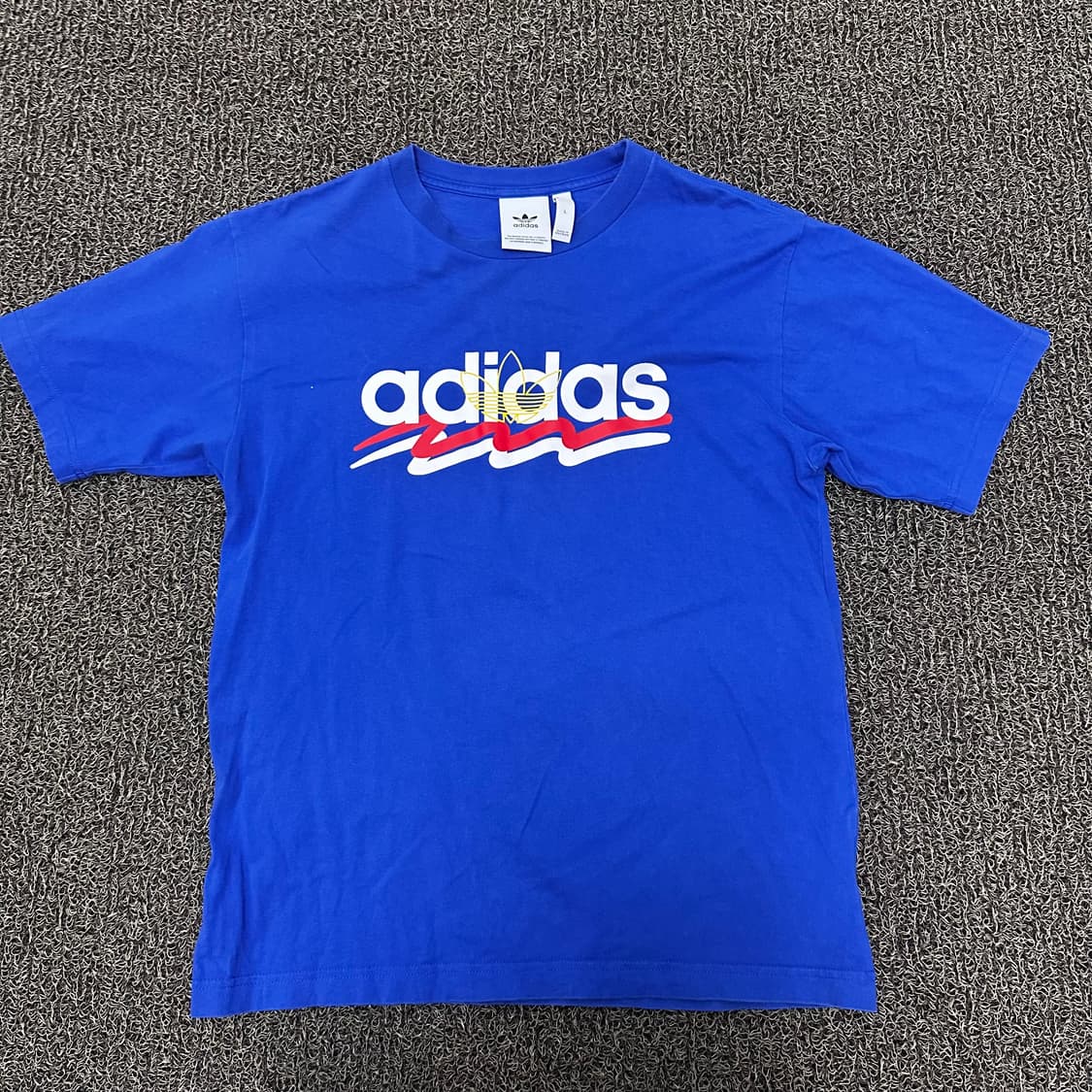 아디다스 반팔티셔츠 블루 L 상품이미지2