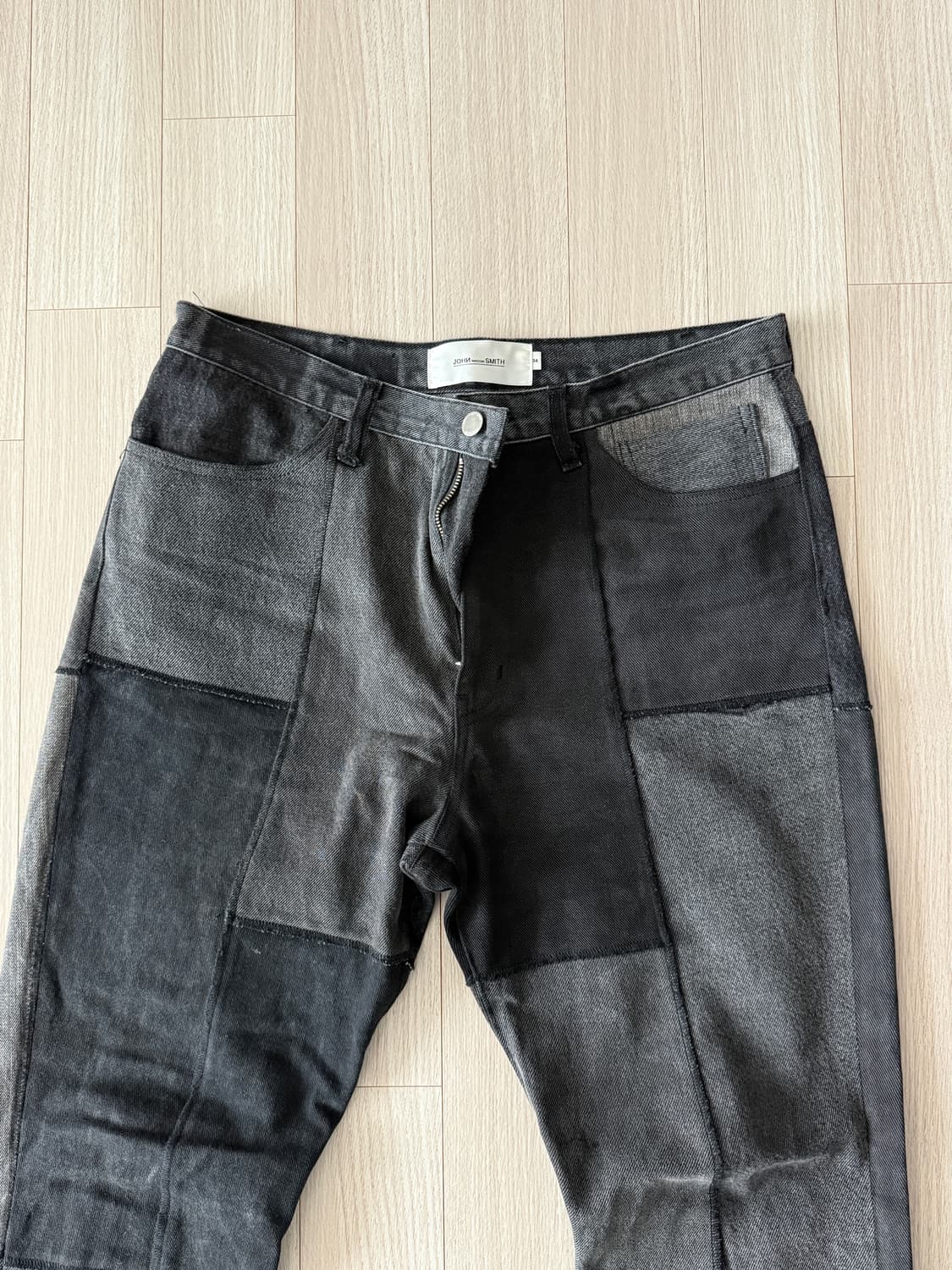 존메종스미스 패치워크 데님 블랙 34사이즈 상품이미지2
