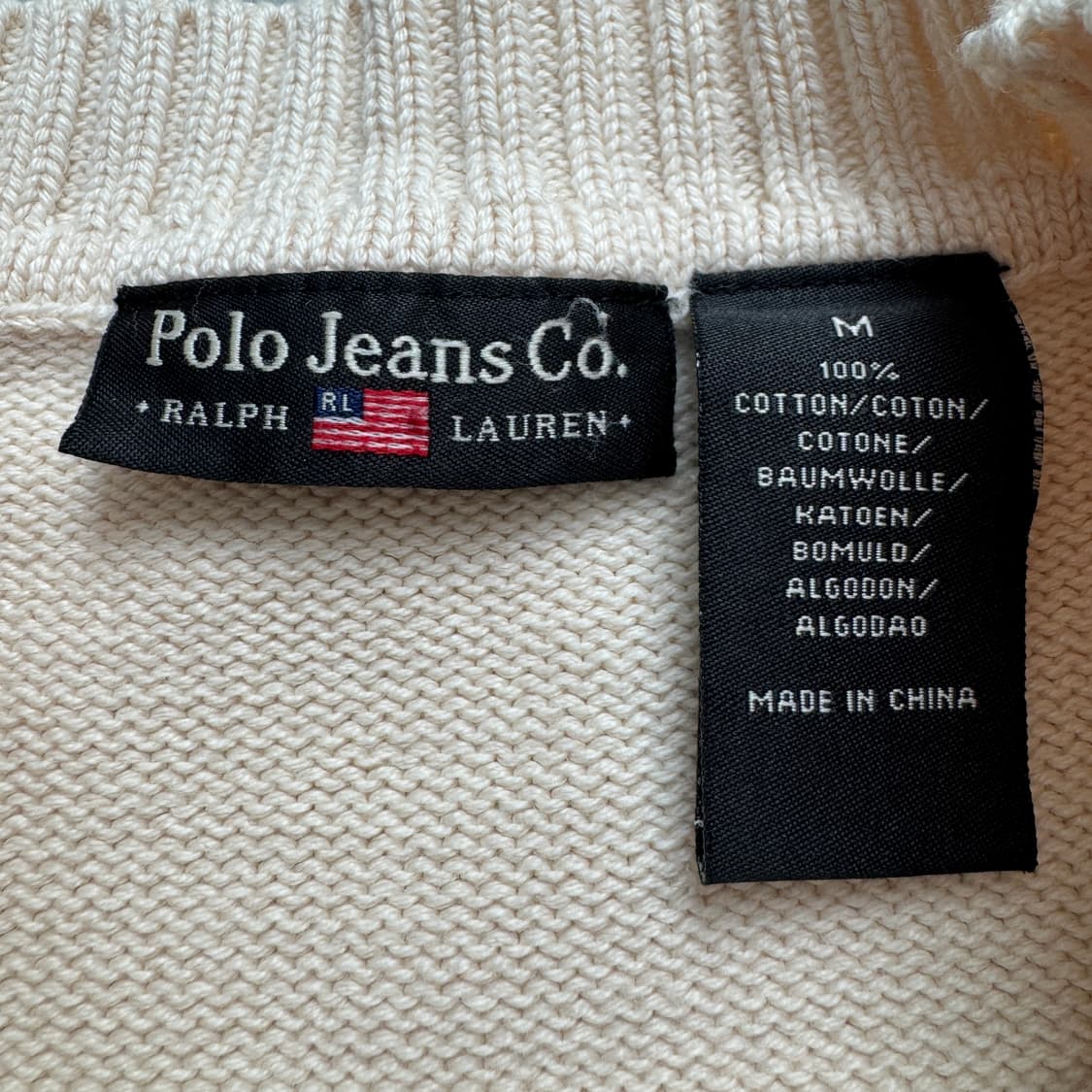 폴로 성조기 스몰로고 니트 상품이미지4