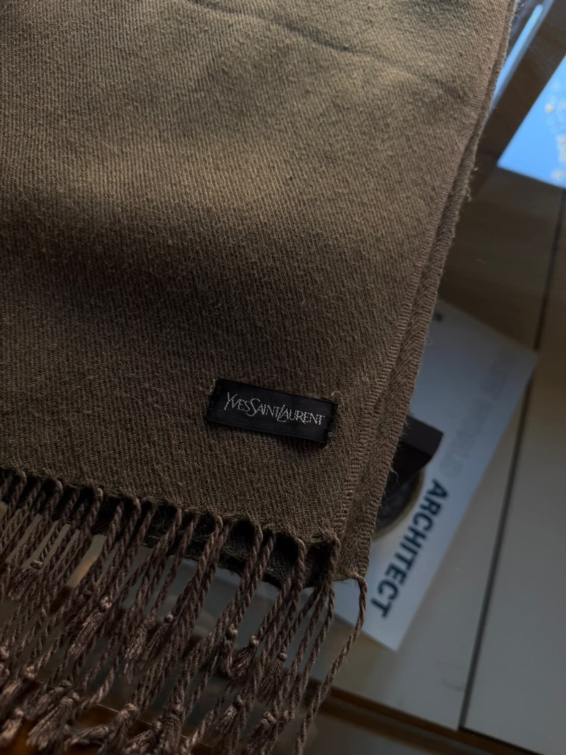 이브생로랑 램스울 머플러 상품이미지9