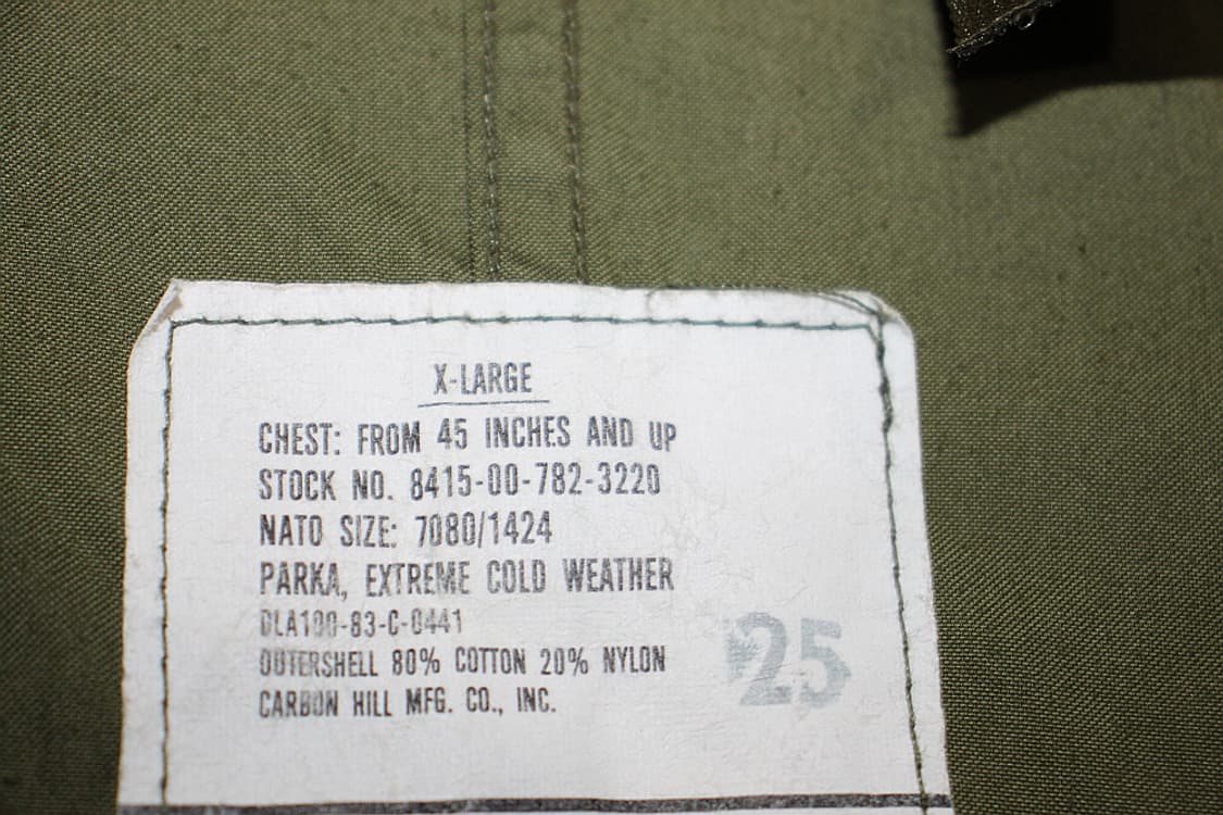M65 FISHTAIL 오리지널 엠육오피쉬테일 XL  상품이미지8
