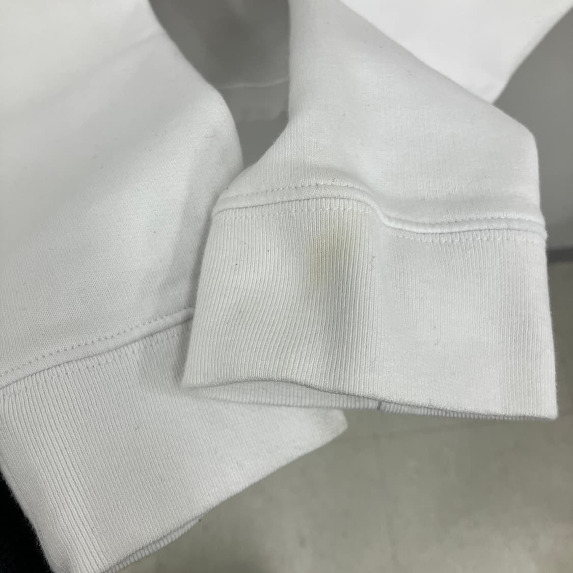 MSGM 브러시드 로고 코튼 크루넥 스웨트셔츠 L 상품이미지5