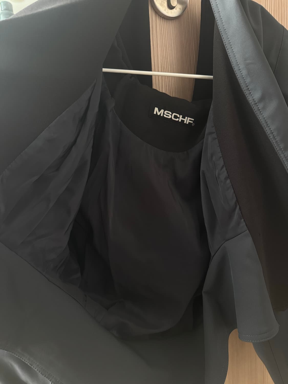 미스치프 케이프 후드 자켓 카키 다크 퍼플 상품이미지4