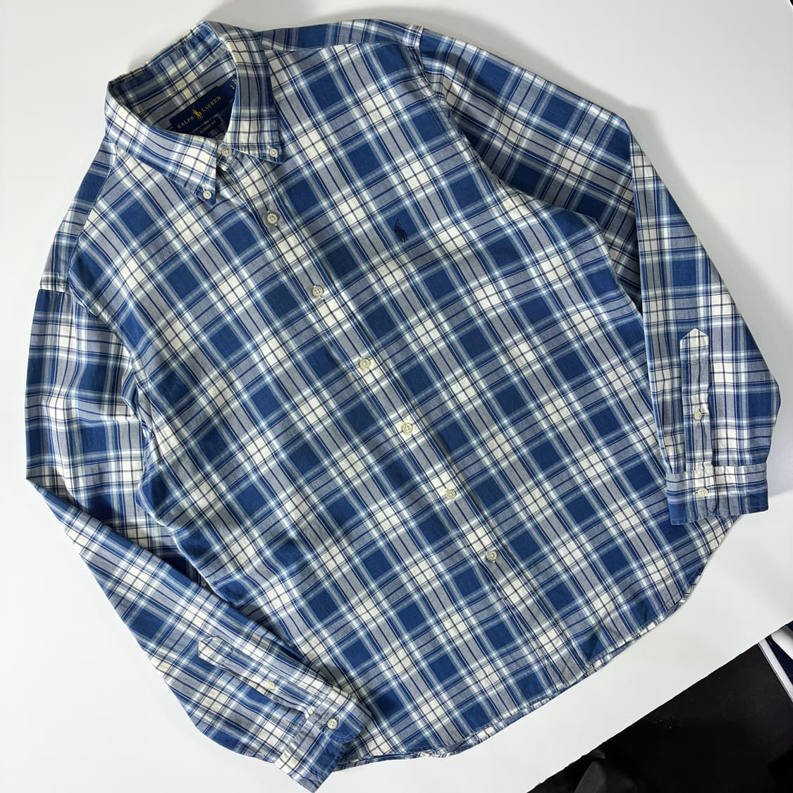 Polo  폴로 랄프로렌 자수 코튼 타탄체크 셔츠  상품이미지2