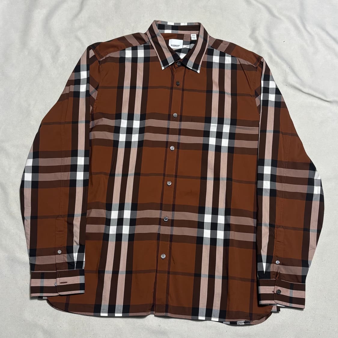 XXL 버버리 체크셔츠 상품이미지2