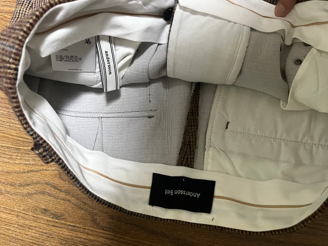 앤더슨벨 울 팬츠 상품이미지5