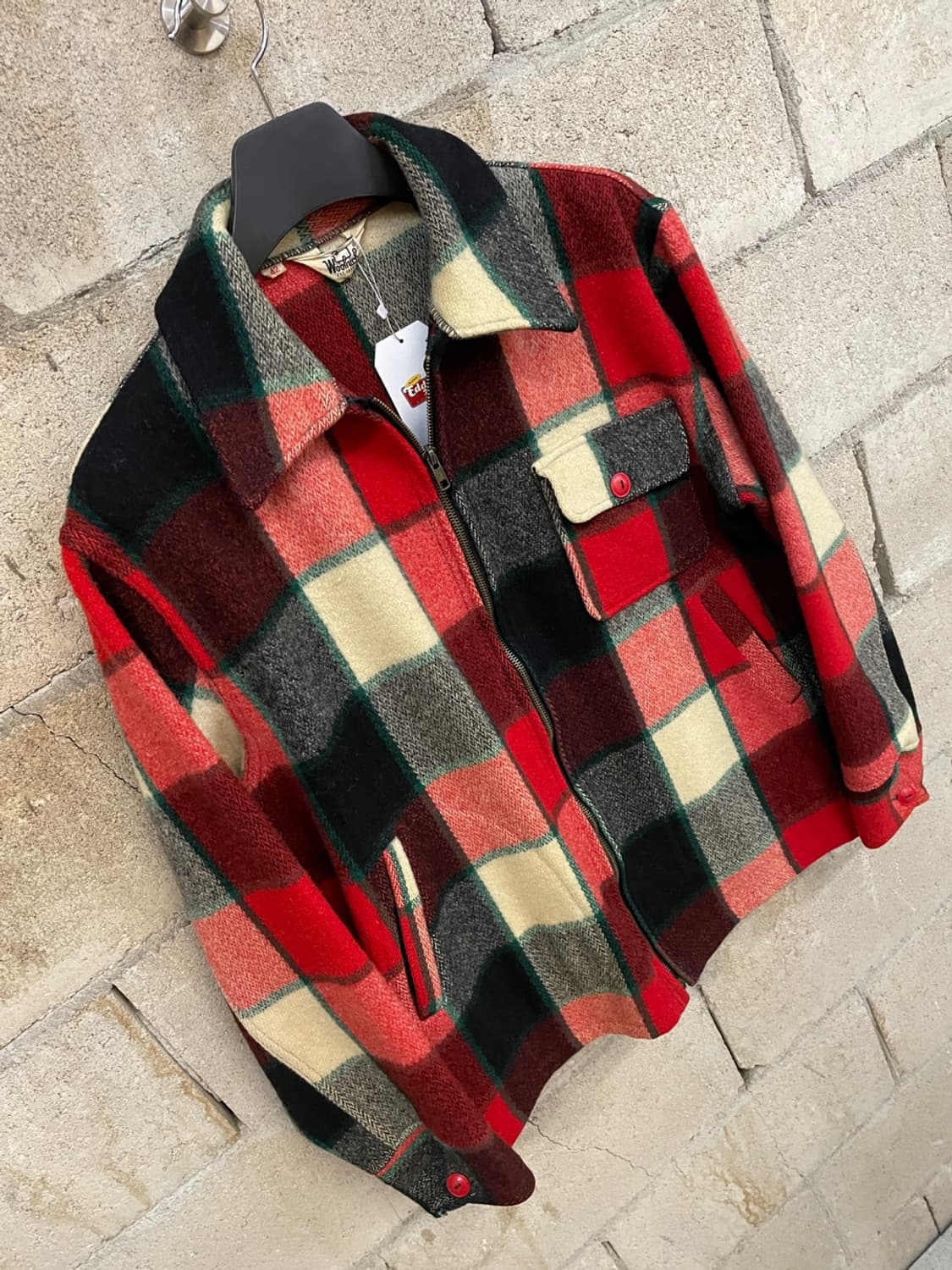 70s 울리치 체크 드리즐러 자켓  상품이미지3