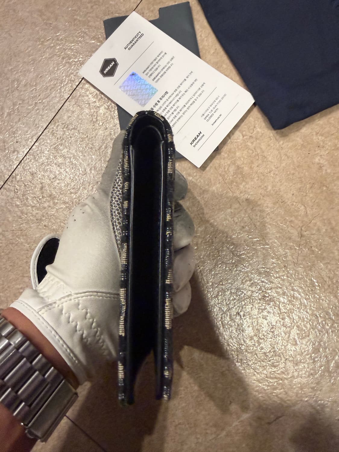 디올 오블리크 반지갑 새상품급 상품이미지3